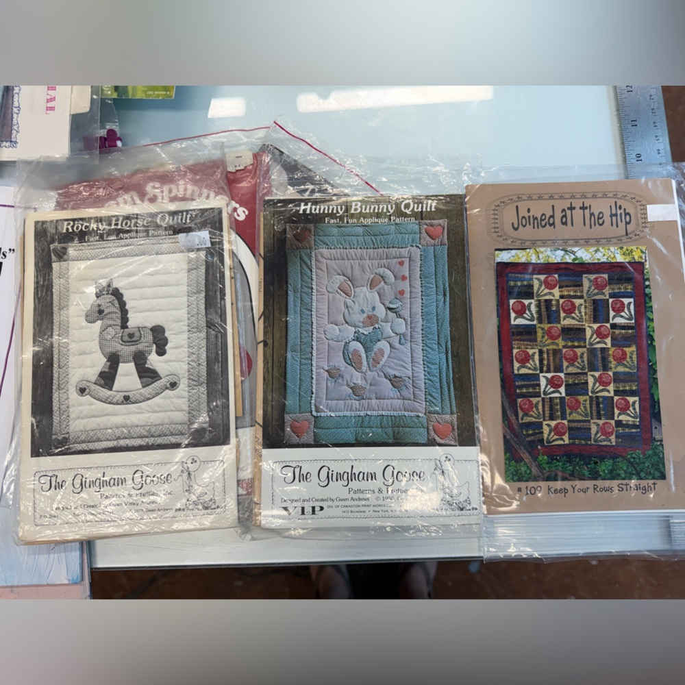 Baby‎ Quilt Pattern Bundle – Rocky Horse, Hunny Bunny, Joined at the Hip – 3